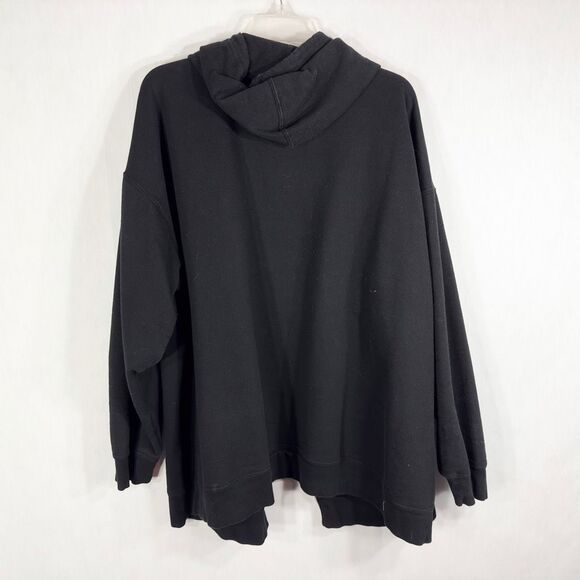 AC/DC Plus Size 2X Jacket Hooded Pockets Manchester Skull Graphic‎ Black B - Picture 2 of 9